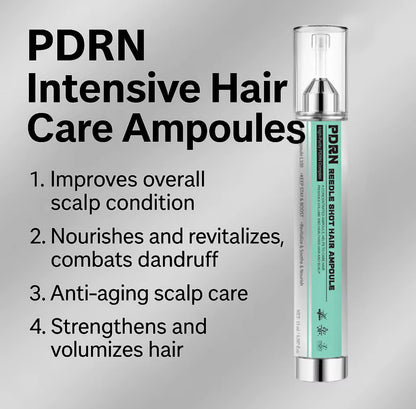 Flatpea PDRN hair ampoule for intensive scalp and hair care